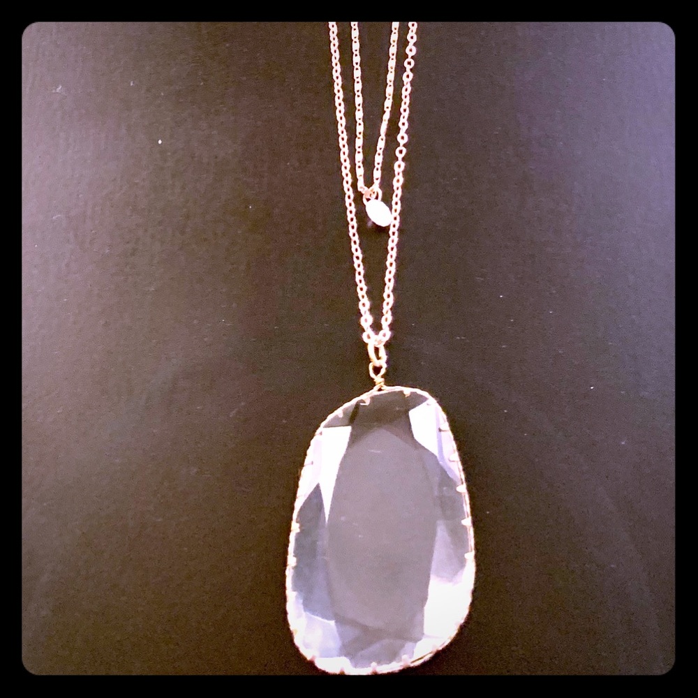 Double Stone Pendant